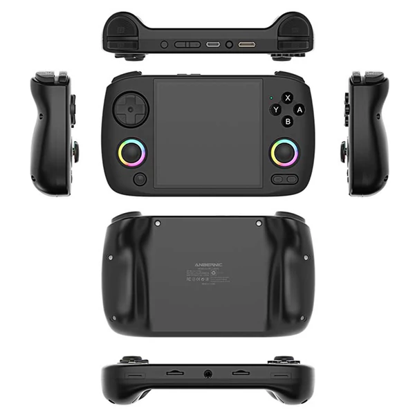ANBERNIC RG CubeXX játékkonzol 32GB+64GB, 5000+ játékkal, 3.95” IPS kijelző, WiFi, Bluetooth, RGB fény - Fekete