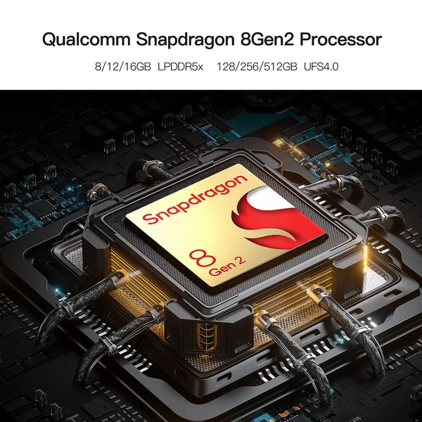 AYN Odin 2 kézi játékkonzol Snapdragon 8 Gen 2 CPU-val, Android 13, 6” Full HD érintőkijelző, 8000mAh, 16GB RAM, 512GB tárhely, WiFi 7, Bluetooth 5.3 - fekete
