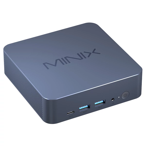 MINIX N512 Mini PC, Intel Core i5-12600H (12 mag, 4.5GHz), 16GB DDR5 RAM, 512GB SSD, 3 kijelzős Thunderbolt, WiFi 6, BT 5.2, 2.5G LAN