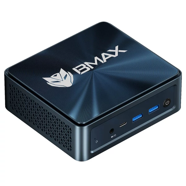 BMAX B9 Plus Mini PC – Intel Core i5-1250P, 24GB RAM, 512GB SSD, 4K tripla kijelző, WiFi 6, BT 5.2, kompakt hűtés