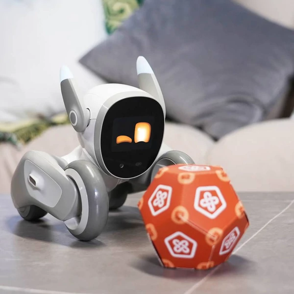 Loona EPP3.0 mesterséges intelligenciás robotkutya GPT-4-el, hang- és gesztusvezérléssel, interaktív játék gyerekeknek, otthoni felügyelet, töltőállomással