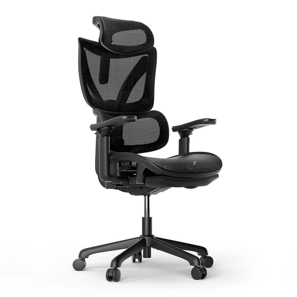 ACGAM CG-5245M Ergonomikus Irodai Szék + 140x68cm Magasságban Állítható Elektromos Íróasztal