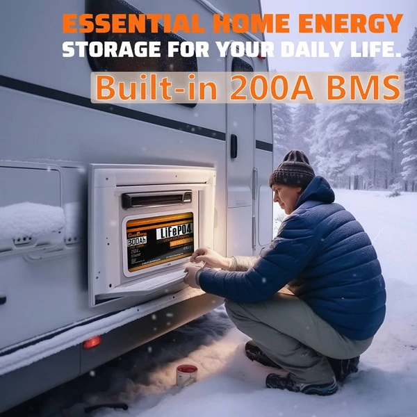Cloudenergy 12V 300Ah LiFePO4 akkumulátor csomag - 3840Wh tartalékáram, 6000+ ciklus, 200A BMS, sorba/párhuzamosan, RV, hajó, napelem, off-grid