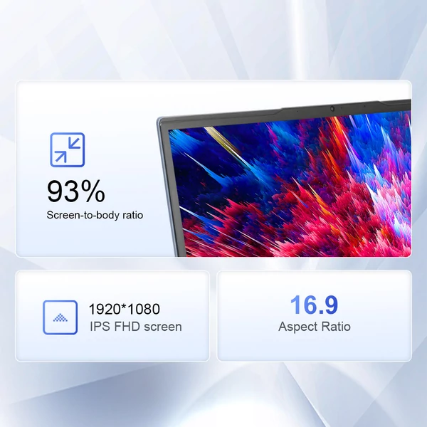 Ninkear YBOOK15 2 az 1-ben laptop, 15.6” érintőképernyő, Ryzen 3, 16GB RAM, 512GB SSD, 360° forgatható kijelző
