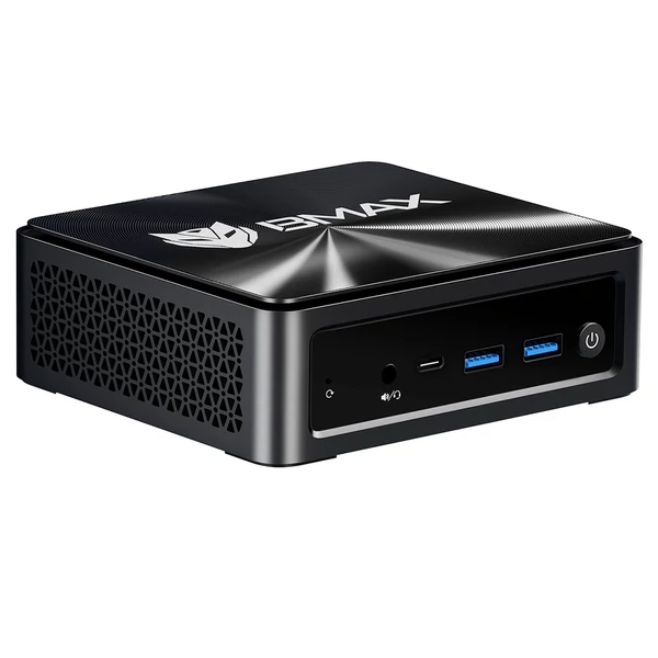 BMAX B5 A Pro Mini PC – AMD Ryzen 7, 16GB RAM, 512GB SSD, 4K triplás kijelző, HDR, WiFi 5, kompakt hűtés, irodai és otthoni használatra