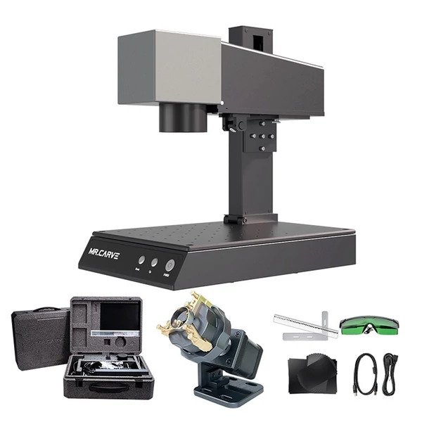 MR CARVE RF1: Gyűrűforgató rögzítő MR CARVE M1 Pro / M4 / S4 gravírozógéphez