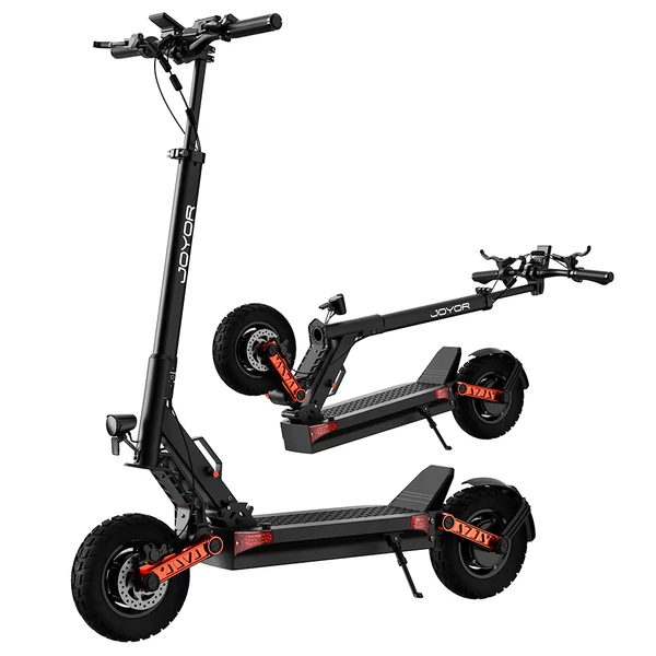 Joyor S10-S-Z elektromos roller, 10" terepgumi, 60V 18Ah, 2×1000W motor, 70-85 km hatótáv, 120 kg teherbírás, hidraulikus fék, LED kijelző