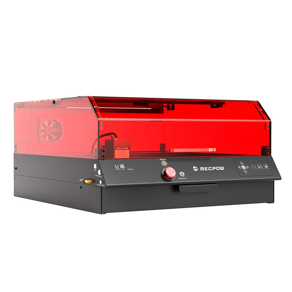 Mecpow X4 Pro 22W lézergravírozó gép – beépített kamera, 22000 mm/perc sebesség, precíz 0,08×0,1 mm pont, LightBurn és LaserGRBL kompatibilis
