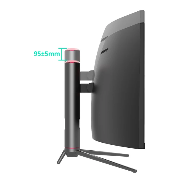 TITAN ARMY C49SHC 49” ívelt gaming monitor, 144Hz, 32:9 ultraszéles, 3840×1080, USB-C, HDMI, PBP/PIP, Adaptive-Sync, 65W töltés