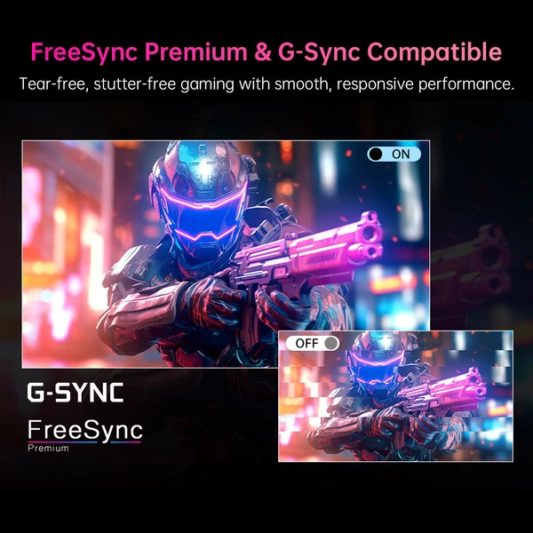 KTC H27E6 27” Gamer Monitor, QHD IPS, 300Hz/240Hz, HDR400, 1ms, FreeSync & G-Sync, 144% sRGB, VESA, HDMI 2.1, DP 1.4