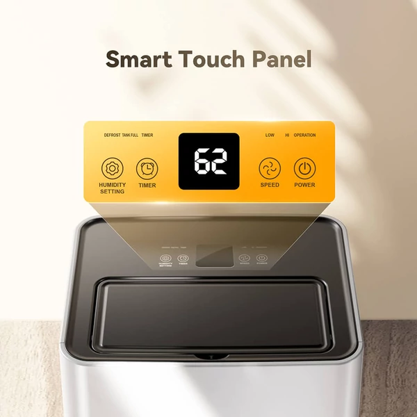 Solayce PD12R-02EE páramentesítő 12L/nap, 3.2L tartály, digitális kijelző, 35㎡-ig, időzítő, ideális hálószobába, pincébe, garázsba, konyhába, ruhaszárításhoz