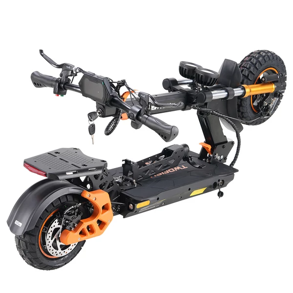 TWOFISH V5 MAX elektromos roller üléssel, 800W motor, 48V 18Ah akku, 45km/h, 45km hatótáv, tárcsafék, dupla felfüggesztés, LCD kijelző