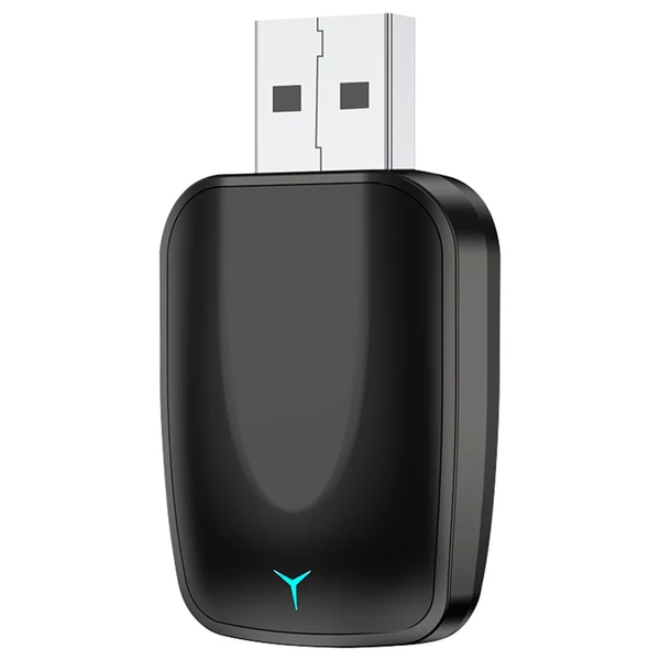 AB051E vezeték nélküli CarPlay adapter – Plug & Play Android Auto Box, osztott képernyő, hangvezérlés, Bluetooth 5.2 és WiFi 4 támogatással
