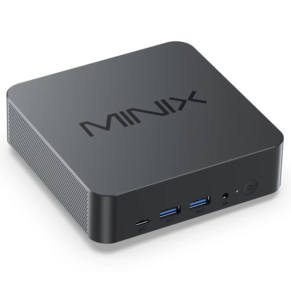 MINIX NGC N713 Mini PC, Intel Core i7-13620H, 32GB RAM, 1TB SSD, 4K kijelző támogatás, WiFi 6, Bluetooth 5.2, üzleti mini számítógép