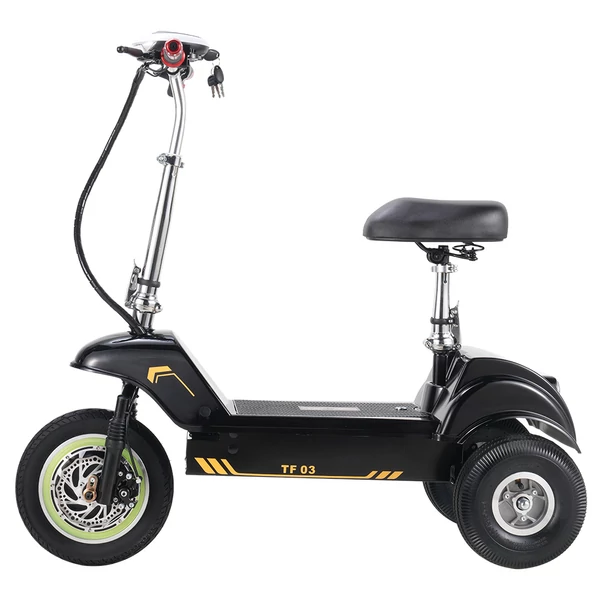 TWOFISH TF03 Elektromos Roller Levehető Üléssel – 350W, 48V/15Ah, 30km Hatótáv, Max. 28km/h - Narancs