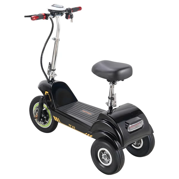 TWOFISH TF03 Elektromos Roller Levehető Üléssel – 350W, 48V/15Ah, 30km Hatótáv, Max. 28km/h - Narancs