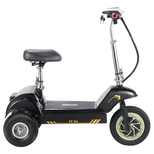 TWOFISH TF03 Elektromos Roller Levehető Üléssel – 350W, 48V/15Ah, 30km Hatótáv, Max. 28km/h - Narancs