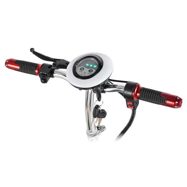 TWOFISH TF03 Elektromos Roller Levehető Üléssel – 350W, 48V/15Ah, 30km Hatótáv, Max. 28km/h - Narancs