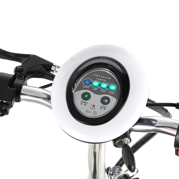 TWOFISH TF03 Elektromos Roller Levehető Üléssel – 350W, 48V/15Ah, 30km Hatótáv, Max. 28km/h - Narancs