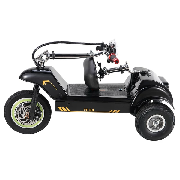 TWOFISH TF03 Elektromos Roller Levehető Üléssel – 350W, 48V/15Ah, 30km Hatótáv, Max. 28km/h - Narancs