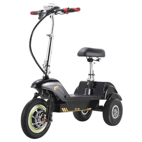 TWOFISH TF03 Elektromos Roller Levehető Üléssel – 350W, 48V/15Ah, 30km Hatótáv, Max. 28km/h - Narancs