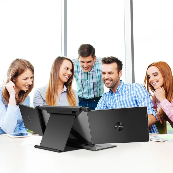 Laptophoz hordozható dupla kijelzős GTMEDIA MATE X monitor, 11.6" Full HD IPS, Type-C/HDMI csatlakozókkal