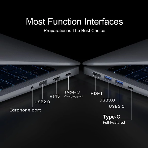 Ninkear N16 Pro laptop – 16" 2.5K IPS 120Hz kijelző, Intel Core i9, 32GB RAM, 1TB SSD, fém ház, ujjlenyomat‑olvasó, WiFi 6