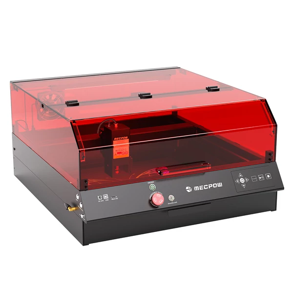 Mecpow X4 Pro 22W FDA Class 1 lézervéső + P150 150W füstelszívó, profi gravírozáshoz