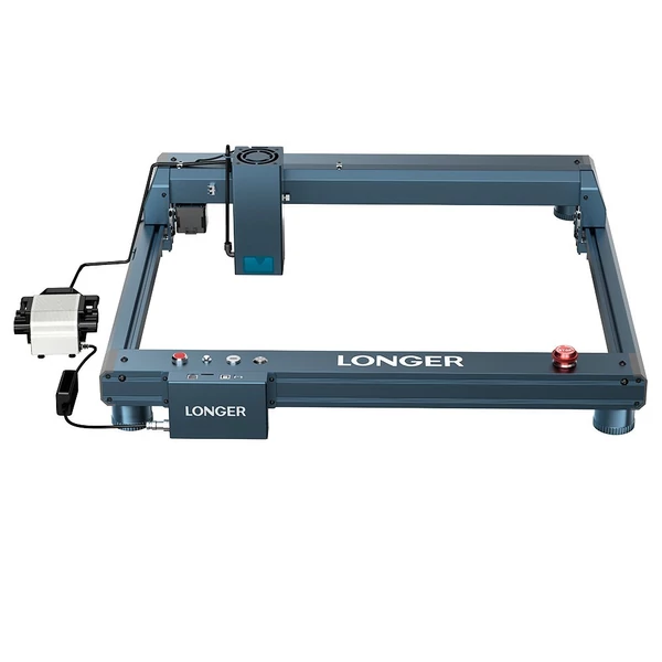 LONGER Laser B1 30W Lézergravírozó + Lézerágy és Forgóhenger tartóval