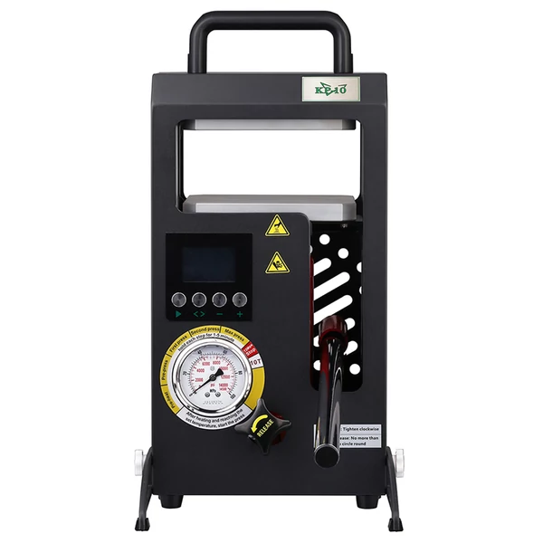 LTQ VAPOR KP-10 hőprés gép – 10 tonnás dupla fűtőlap, precíz hőmérséklet-szabályzással