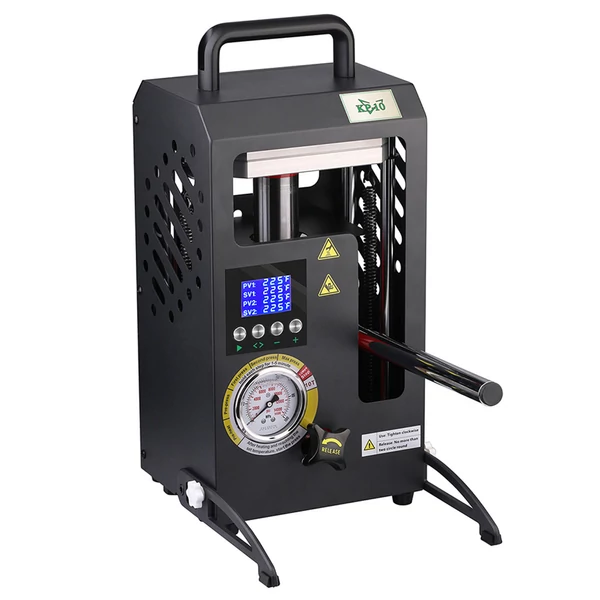 LTQ VAPOR KP-10 hőprés gép – 10 tonnás dupla fűtőlap, precíz hőmérséklet-szabályzással