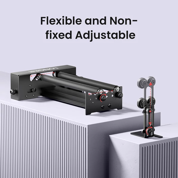 LONGER Y tengelyes forgóhenger tartóval, gravírozógép kiegészítő