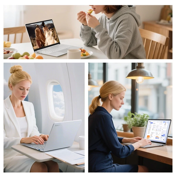 Ninkear S14 laptop 14" 2.2K kijelzővel, Ryzen 7 7535HS, 16GB RAM, 1TB SSD, WiFi6, BT5.3, HDMI, LAN, Type-C, 5195mAh akkumulátor