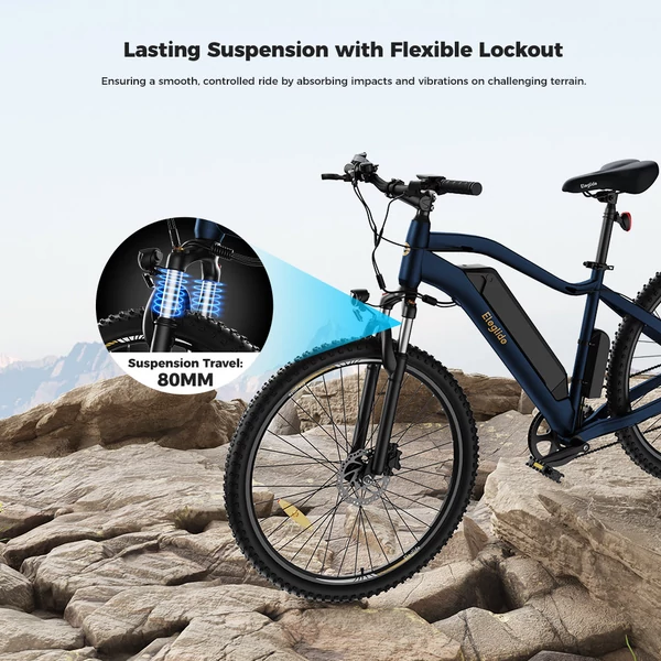 Eleglide Mopride 3 elektromos kerékpár – 250W motor, 48V 12Ah akkumulátor, 29” gumik, 120 km hatótáv, hidraulikus fék, Shimano 7 sebesség