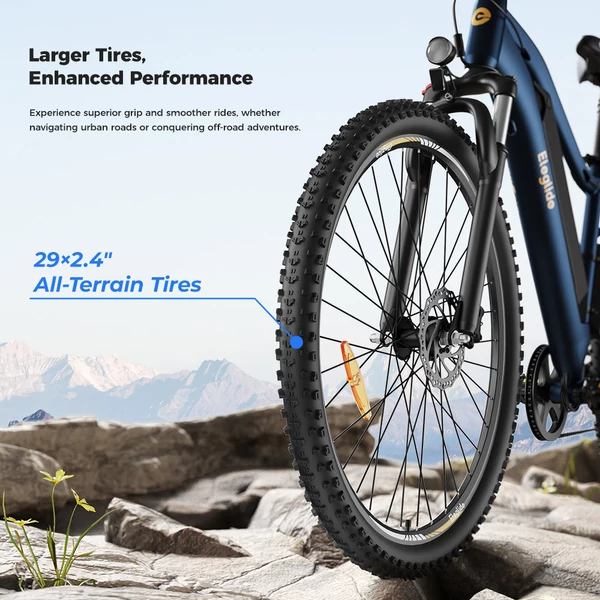 Eleglide Mopride 3 elektromos kerékpár – 250W motor, 48V 12Ah akkumulátor, 29” gumik, 120 km hatótáv, hidraulikus fék, Shimano 7 sebesség