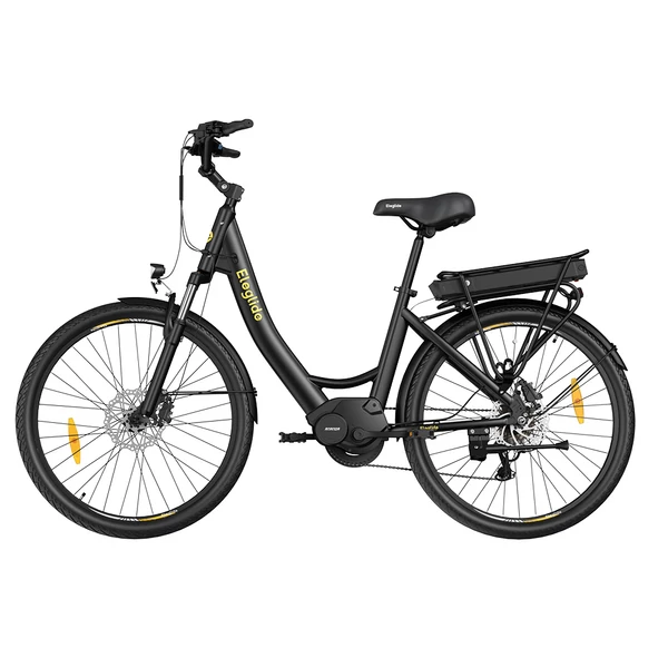 Eleglide C2 elektromos kerékpár, 250W középmotor, 36V 13Ah akkumulátor, 26” gumi, 25 km/h, 100 km hatótáv, Shimano 7 sebesség