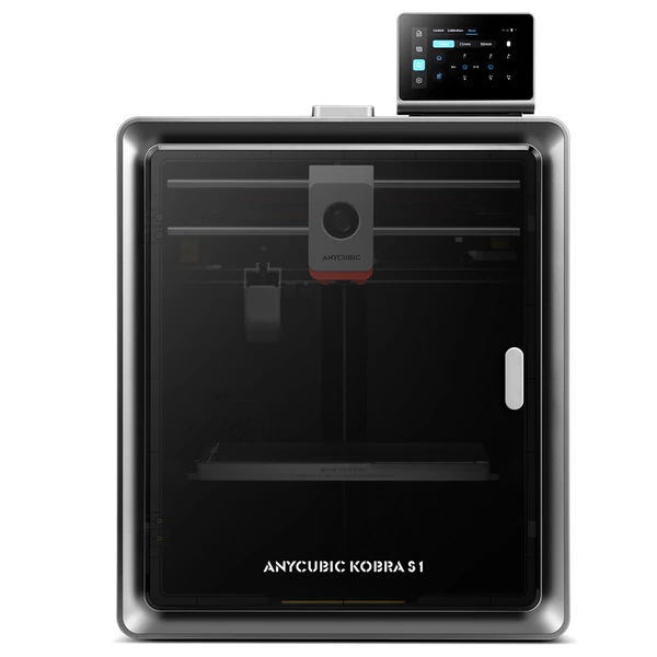 Anycubic Kobra S1 3D nyomtató – Zárt CoreXY kialakítás, 600 mm/s sebesség, 320 °C fúvóka, halk működés, 250×250×250 mm