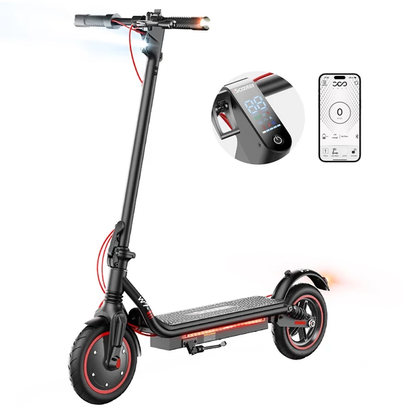 iScooter W7 elektromos roller, 350W motor, 35 km/h sebesség, 30 km hatótáv, 8.5” felfújható kerék, tárcsafék, dupla lengéscsillapítás, APP vezérlés