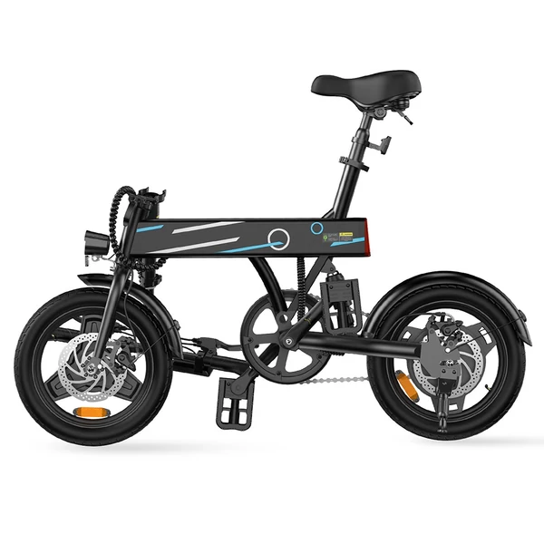 EB1 Összecsukható Elektromos Kerékpár, 250W motor, 36V 7.8Ah akkumulátor, 14” kerék, 25km/h sebesség, 40km hatótáv, tárcsafék, LCD kijelző