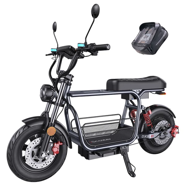 iScooter DX5 elektromos roller, 1500W motor, 48V 15.6Ah akkumulátor, 55km/h sebesség, 72km hatótáv, hidraulikus tárcsafék, LCD kijelző﻿