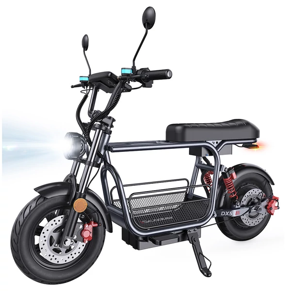 iScooter DX5 elektromos roller, 1500W motor, 48V 15.6Ah akkumulátor, 55km/h sebesség, 72km hatótáv, hidraulikus tárcsafék, LCD kijelző﻿
