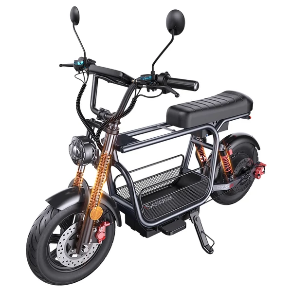 iScooter DX5 elektromos roller, 1500W motor, 48V 15.6Ah akkumulátor, 55km/h sebesség, 72km hatótáv, hidraulikus tárcsafék, LCD kijelző﻿