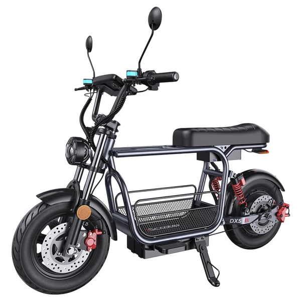iScooter DX5 elektromos roller, 1500W motor, 48V 15.6Ah akkumulátor, 55km/h sebesség, 72km hatótáv, hidraulikus tárcsafék, LCD kijelző﻿