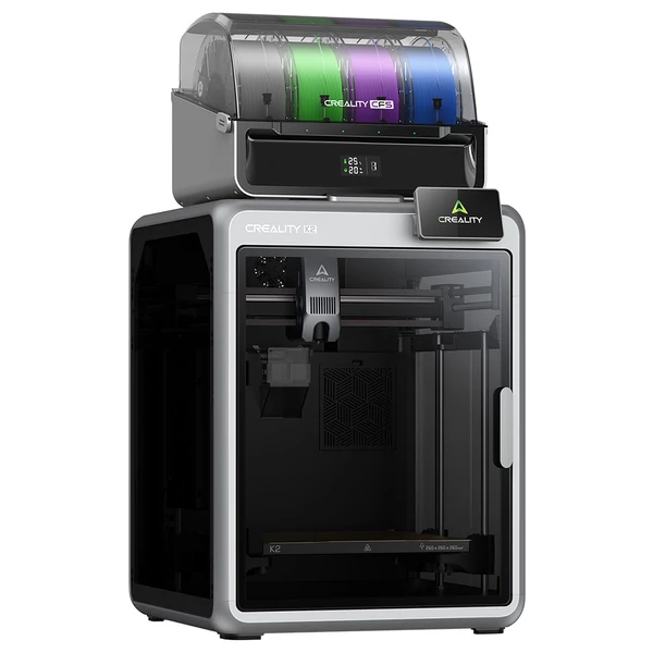 Creality K2 Combo 3D nyomtató CFS rendszerrel, akár 16 színű nyomtatás, 260×260×260mm