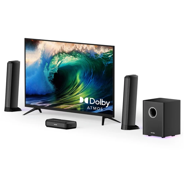 Ultimea Apollo S80 5.1 hangprojektor – intelligens APP vezérlés, RGB fények, 121 EQ beállítás, levehető dizájn
