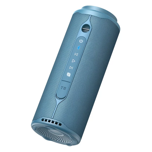 Tronsmart T8 hordozható kültéri Bluetooth hangszóró, 40W teljesítmény, 18 órás üzemidő - Kék