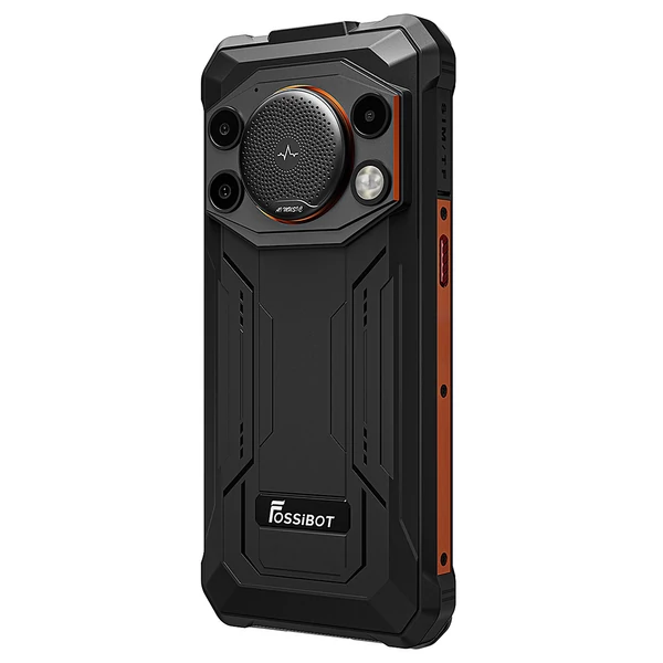 FOSSiBOT F110 Pro 5G strapabíró okostelefon, 20GB RAM, 128GB tárhely, 6.7" HD+ kijelző, 10000mAh akkumulátor, 50MP AI kamera - narancssárga