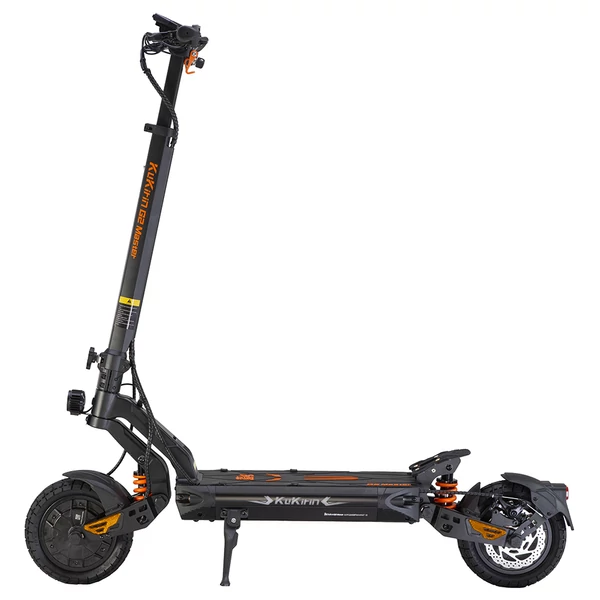 KuKirin G2 Master elektromos roller (2025 frissített verzió), terepgumi, 2000W dupla motor, 70 km hatótáv, 60 km/h sebesség, hidraulikus felfüggesztés