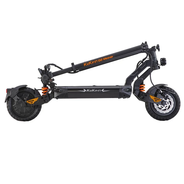 KuKirin G2 Master elektromos roller (2025 frissített verzió), terepgumi, 2000W dupla motor, 70 km hatótáv, 60 km/h sebesség, hidraulikus felfüggesztés