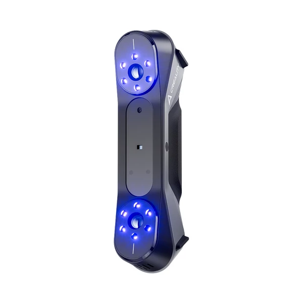 Creality Raptor 3D szkenner – hibrid kék lézer NIR, 60 fps, 0.02 mm pontosság, 5–2000 mm tárgyméret, színes 24 bites szkennelés